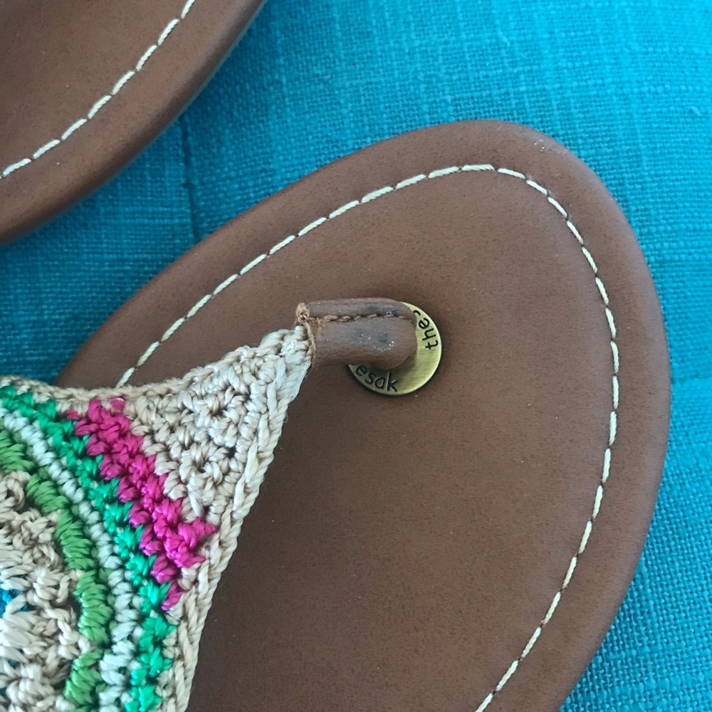 The Sak Crochet Shana Thong Sandals, Sz 9.5 - Picture 4 of 12